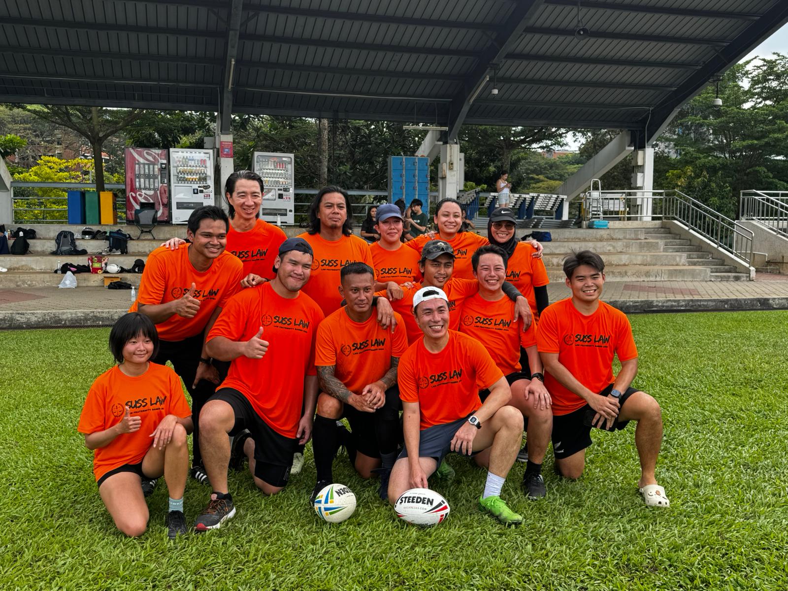SUSS Law touch rugby team