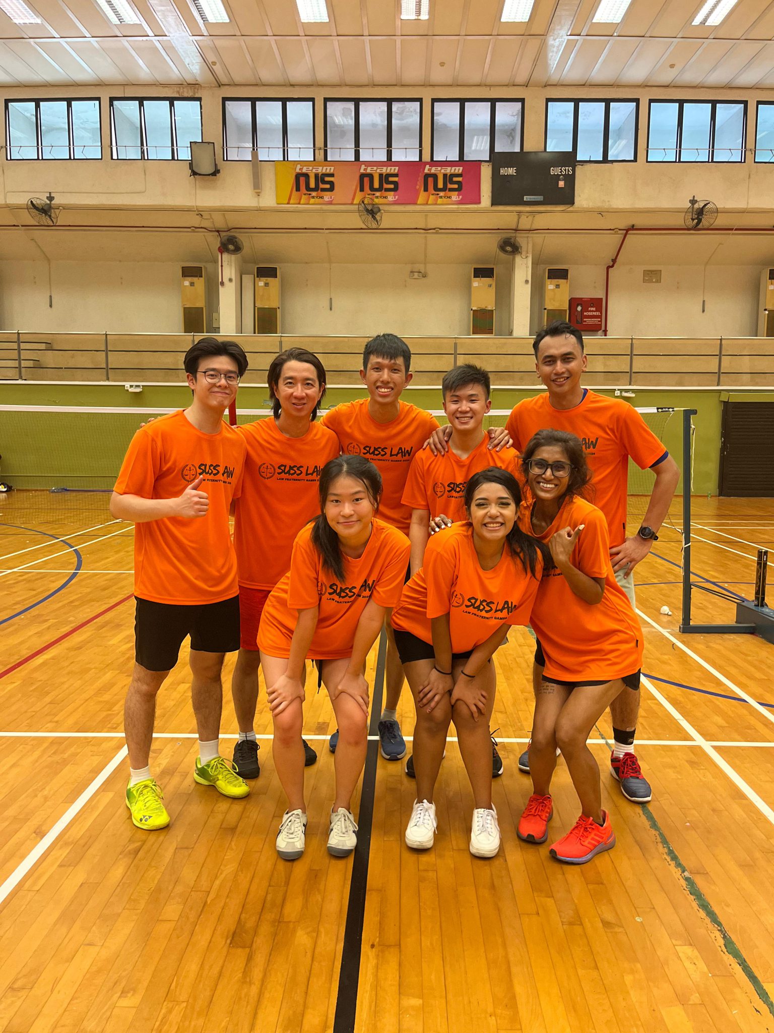SUSS Law badminton team
